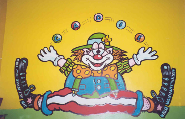 Clown Mural