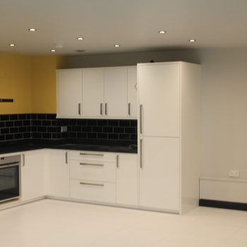 Loft apartment kitchen area