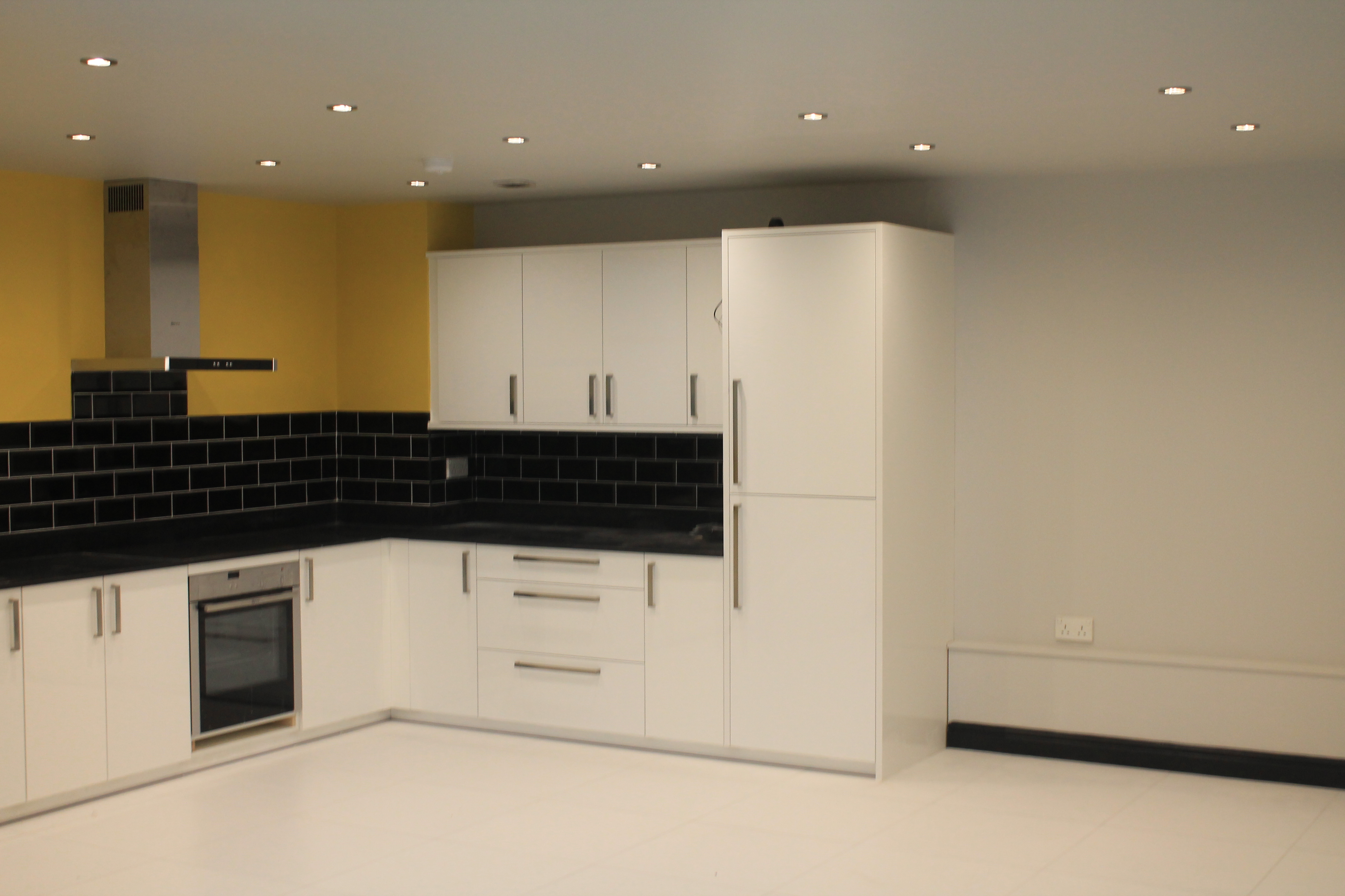 Contemporary loft apartment kitchen