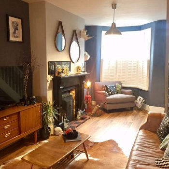 Edwardian terrace contemporary living room