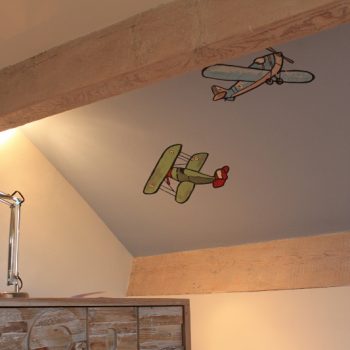 Vintage planes wall mural