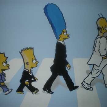 The Simpsons Mural