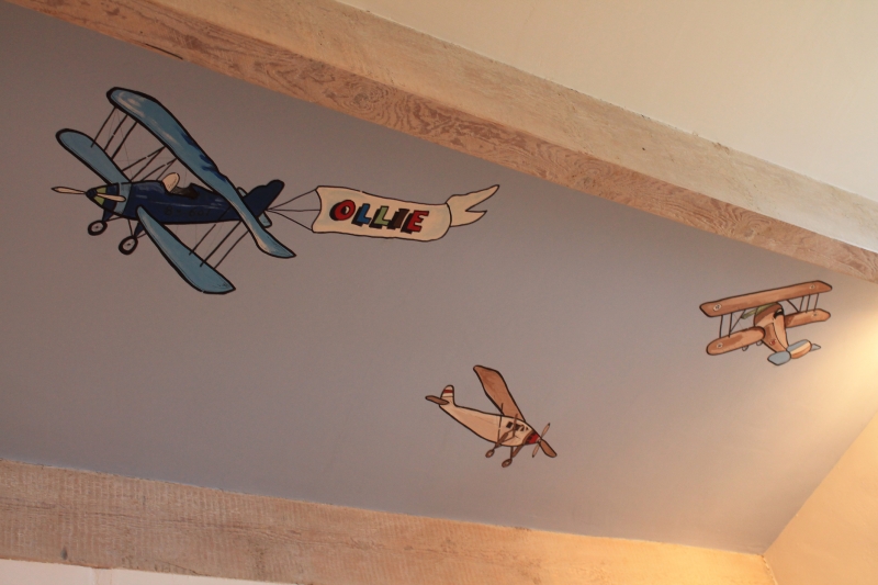 Vintage planes wall art