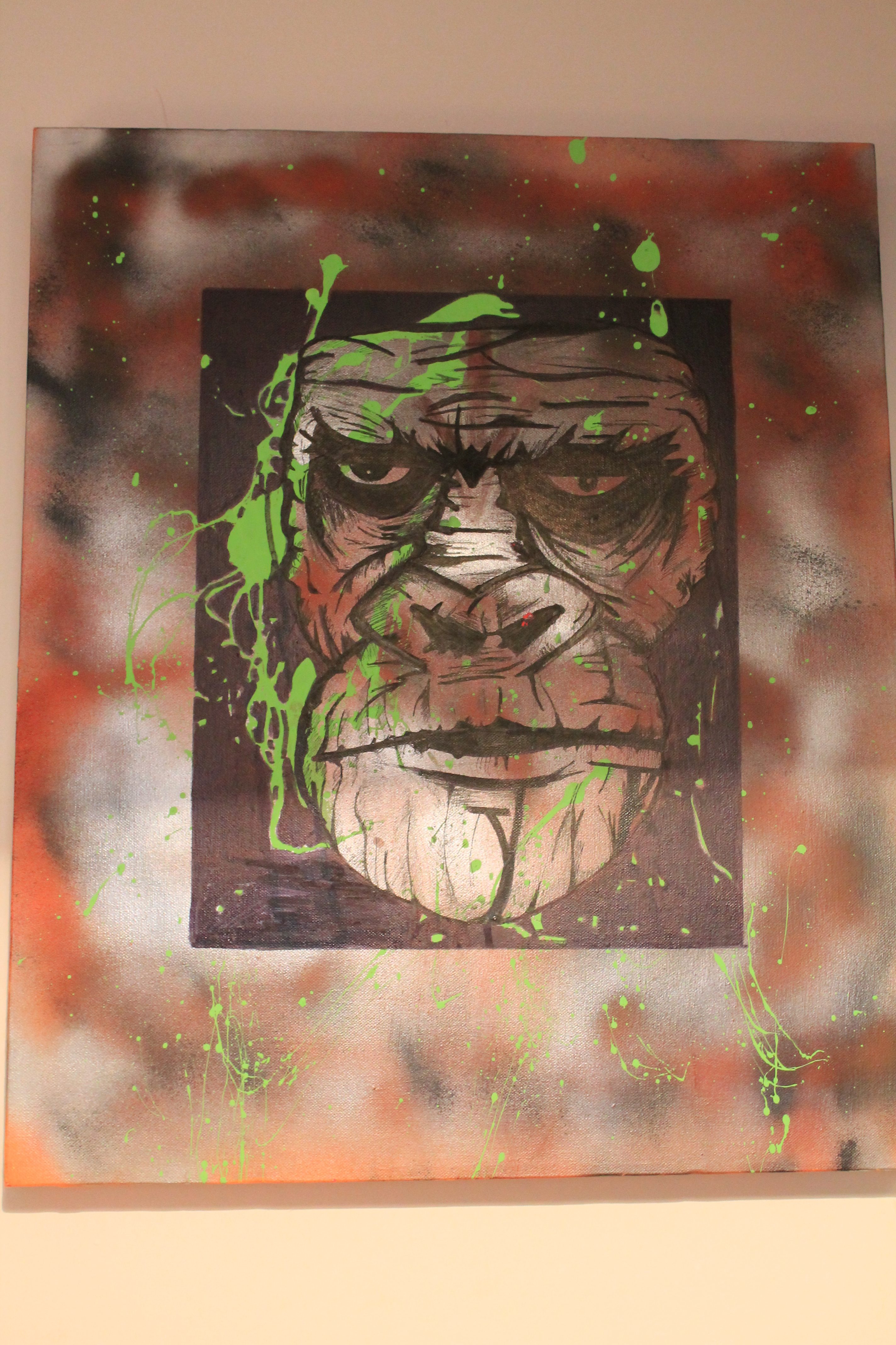 Canvas Ape face